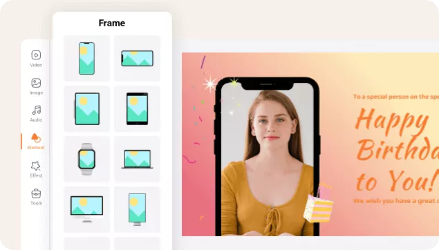 Create with Various Mockup Frames